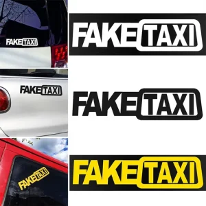 what is fake taxi window decal