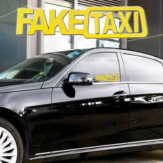what is fake taxi window decal